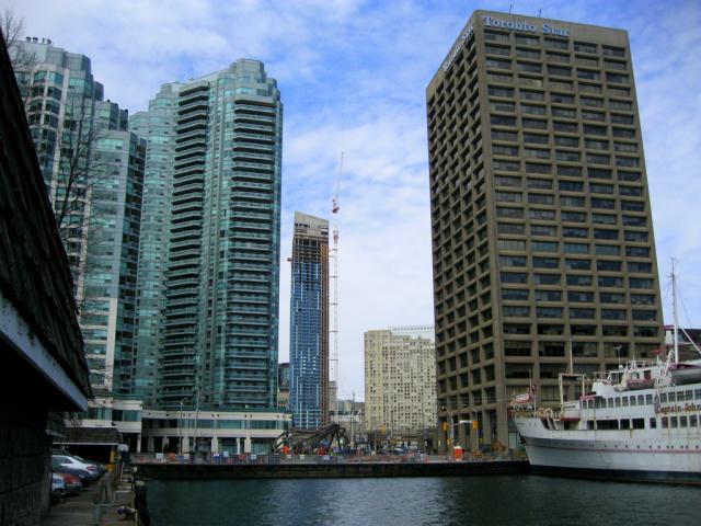 A view from the water.