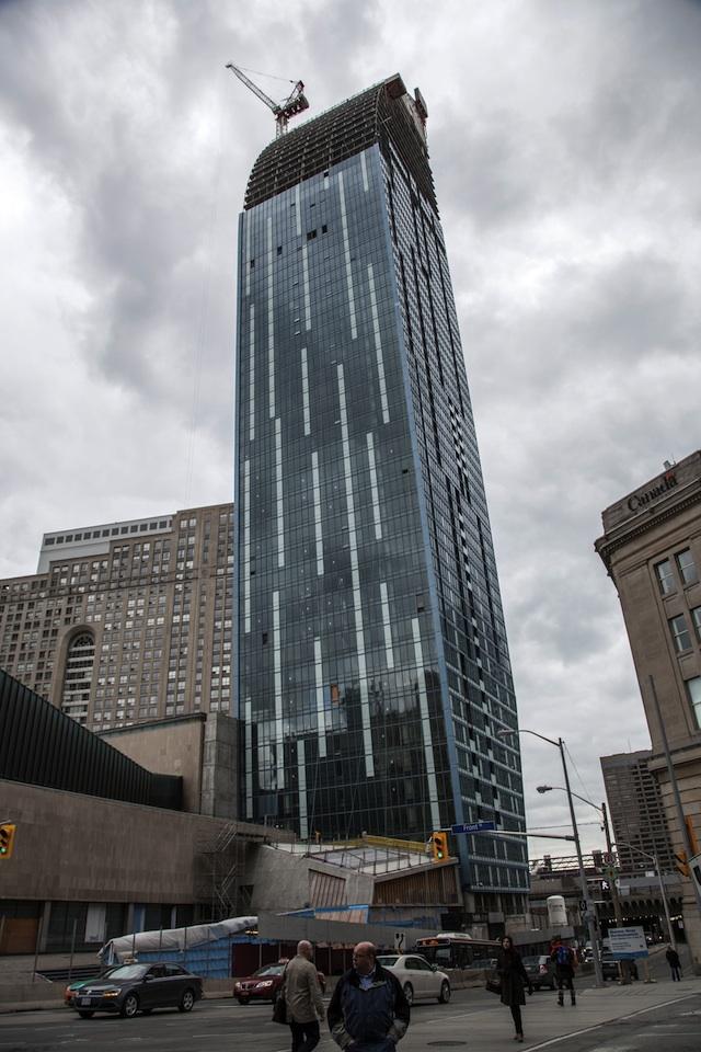 As seen from Yonge and Front Streets.